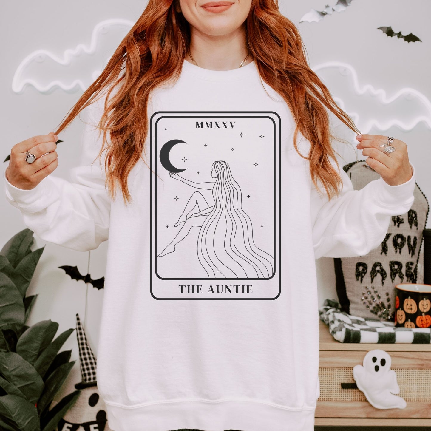 The Auntie Tarot Crewneck Sweatshirt