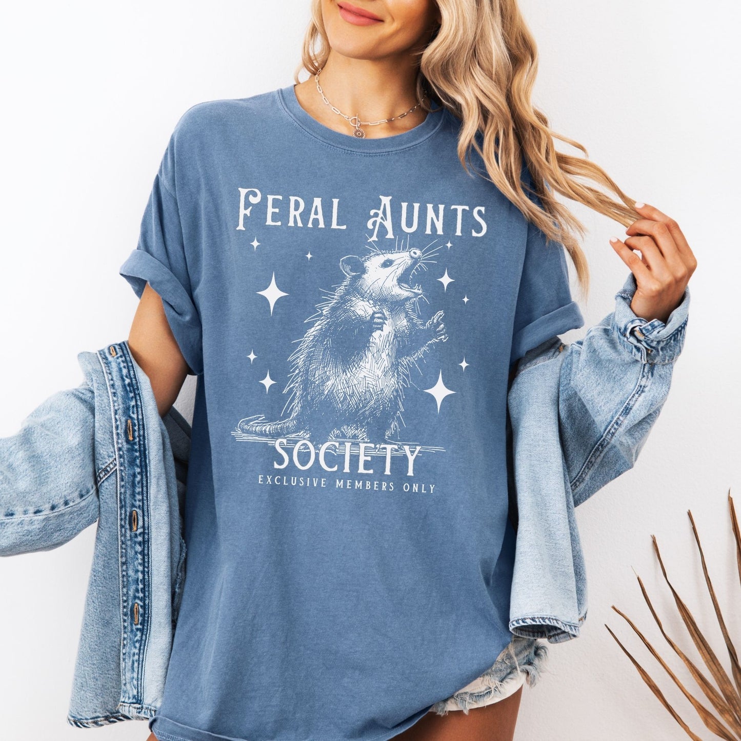 Feral Aunts Society Opossum Shirt