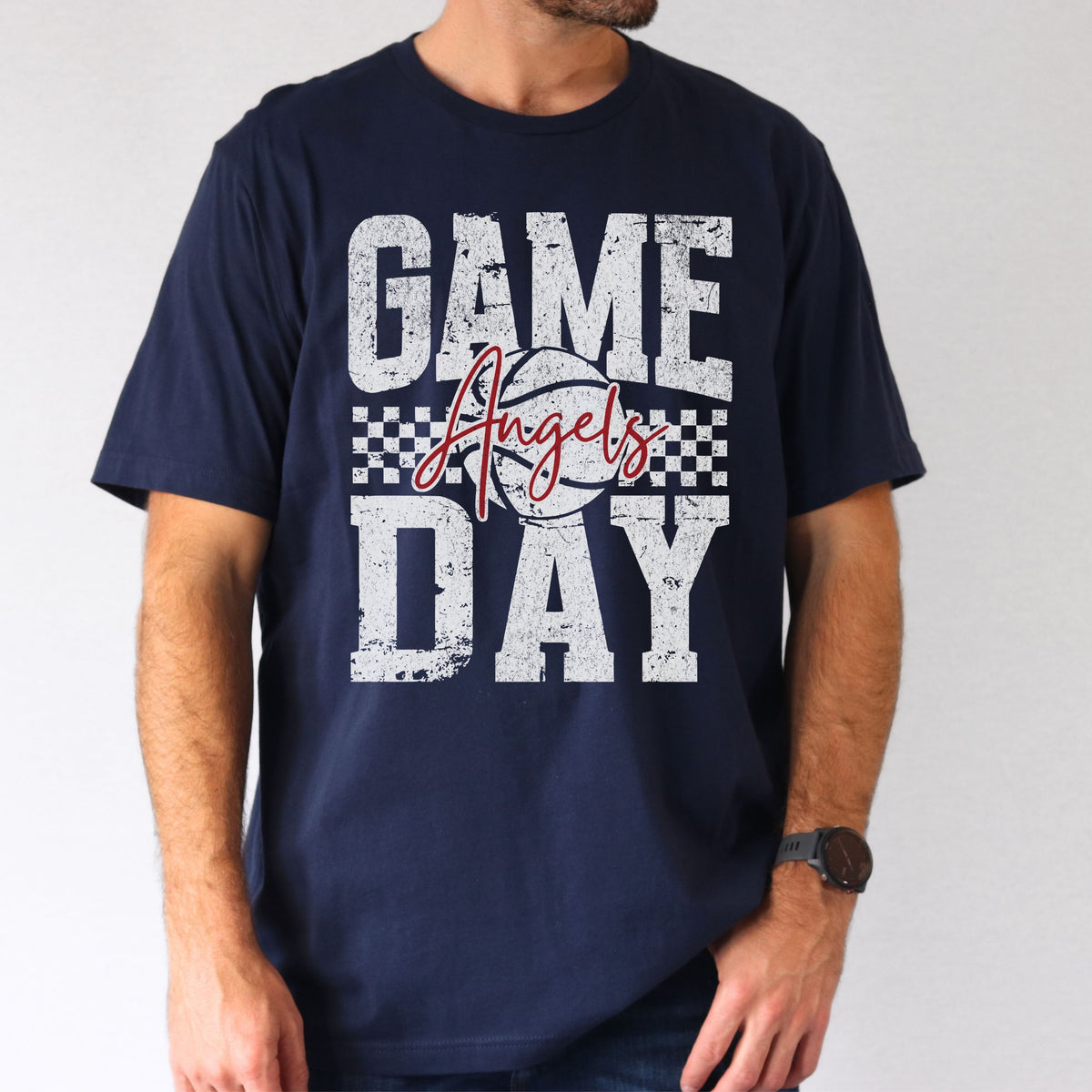 Distressed HSAA Angels Game Day - BC3001