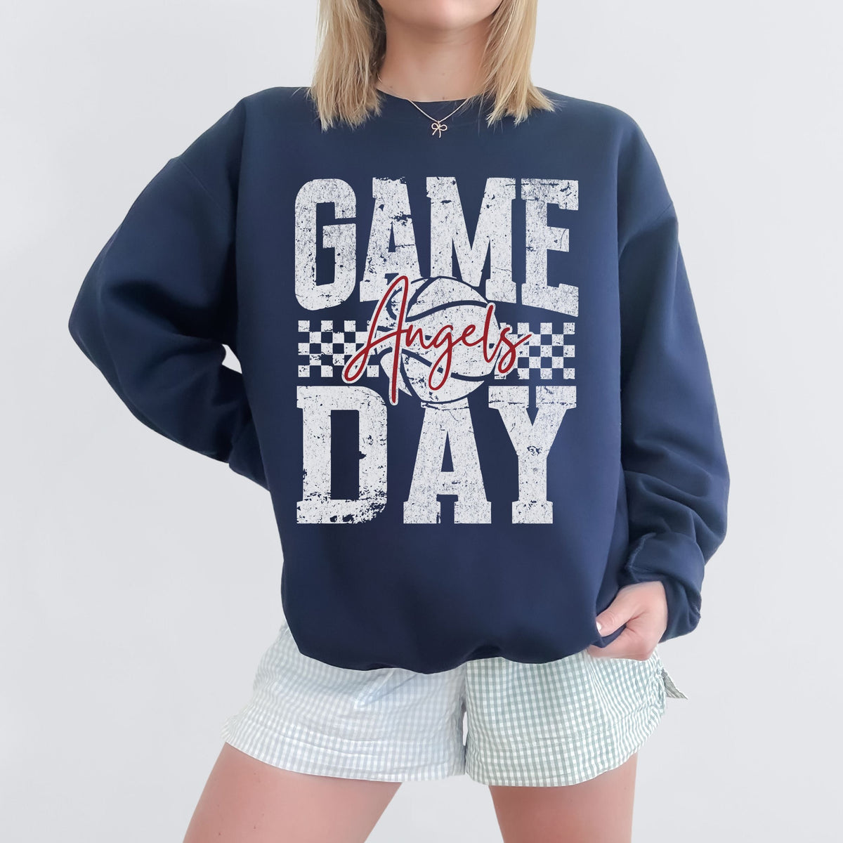 Distressed HSAA Angels Game Day - Gildan 18000