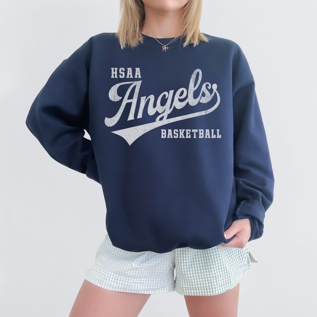 HSAA Angels Basketball Tee - Gildan 18000