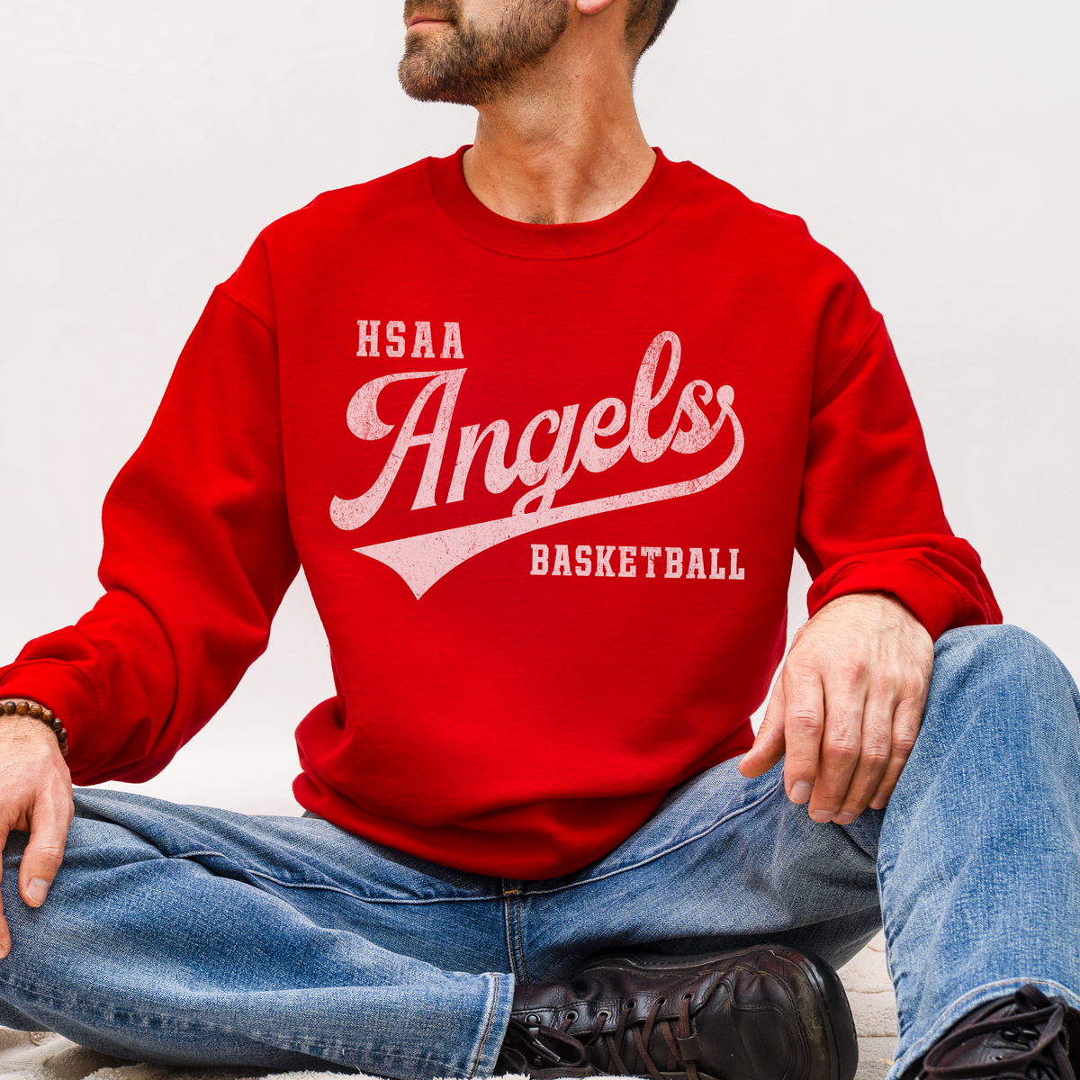 HSAA Angels Basketball Tee - Gildan 18000