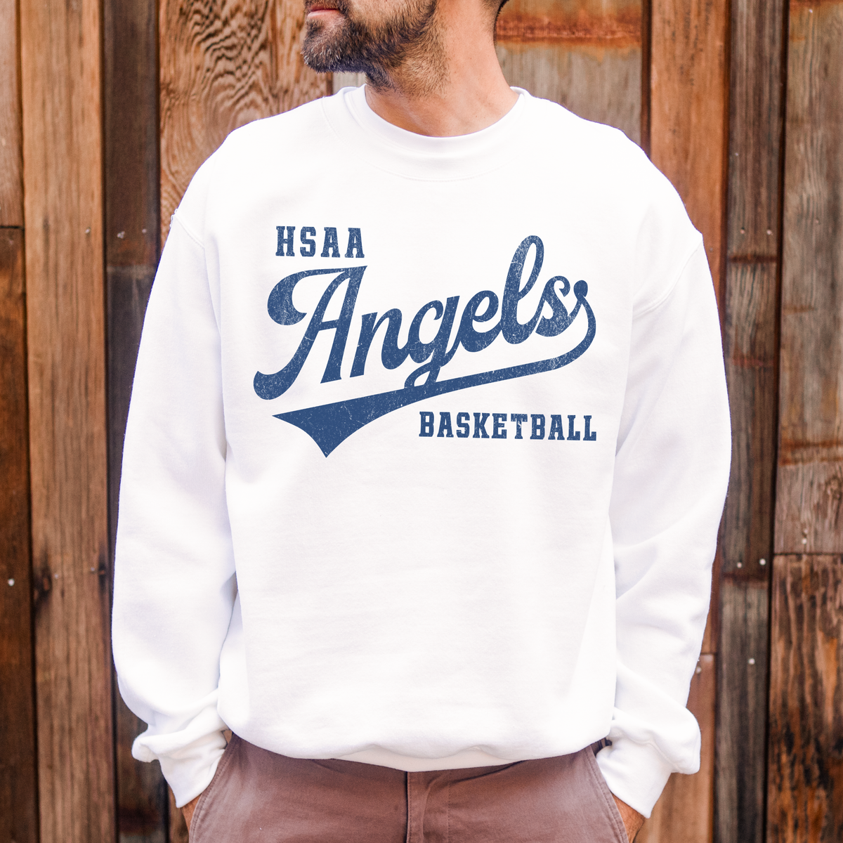 HSAA Angels Basketball Tee - Gildan 18000