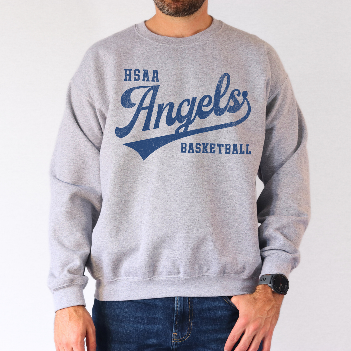 HSAA Angels Basketball Tee - Gildan 18000