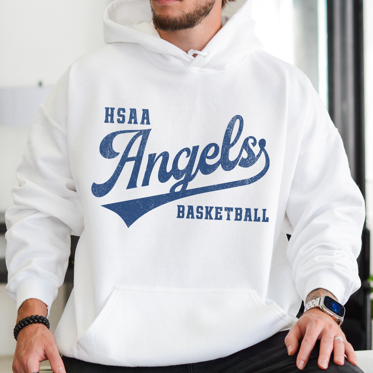 HSAA Angels Basketball Tee - Gildan 18500