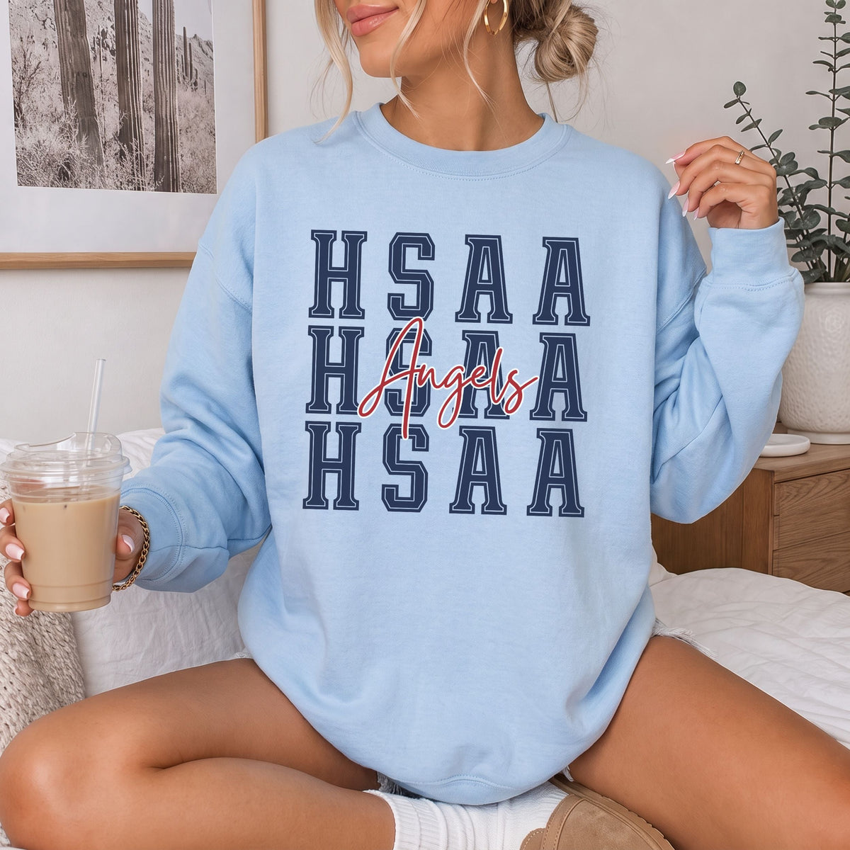 HSAA Angels Tee - Gildan 18000