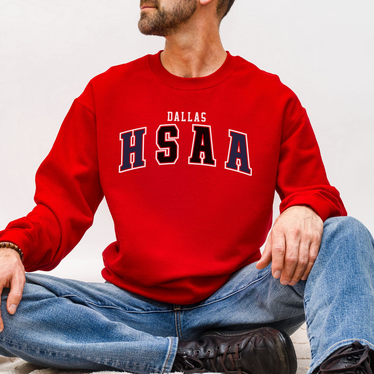 Dallas HSAA Uniform Style Tee - Gildan 18000