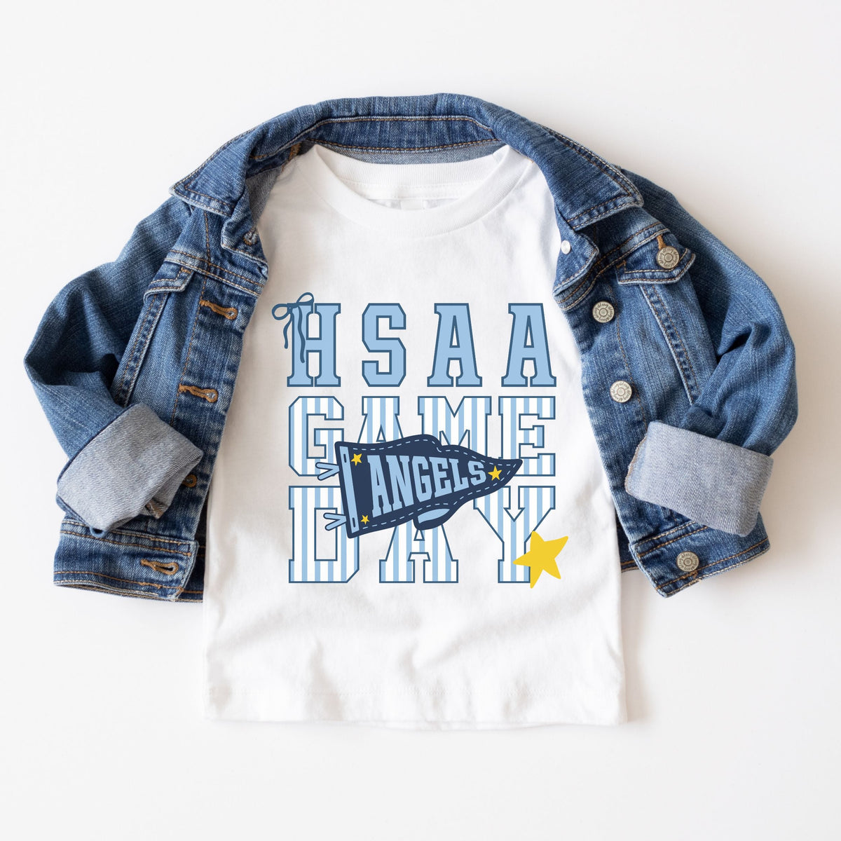 HSAA Angels Game Day Youth Tee - White