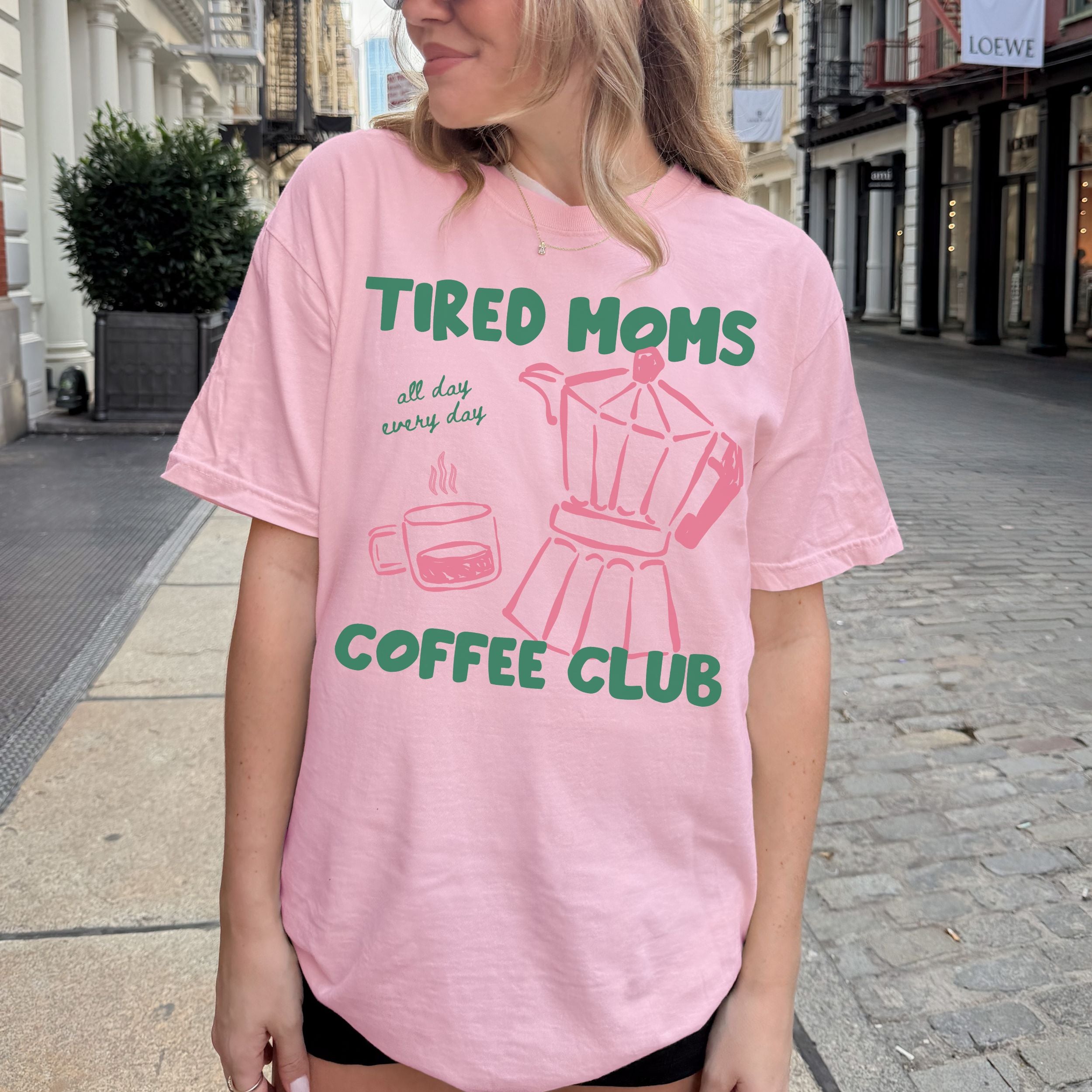 Tired Moms Coffee Club Tee