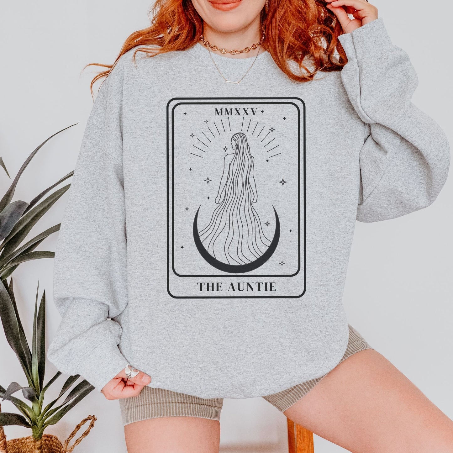 The Auntie Tarot Crewneck Sweatshirt