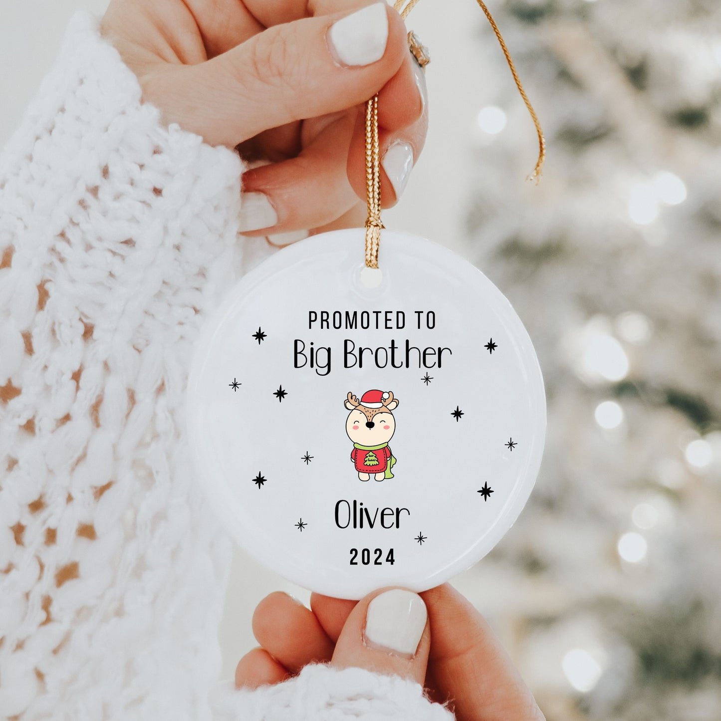 First Christmas as Big Sister Christmas Ornament