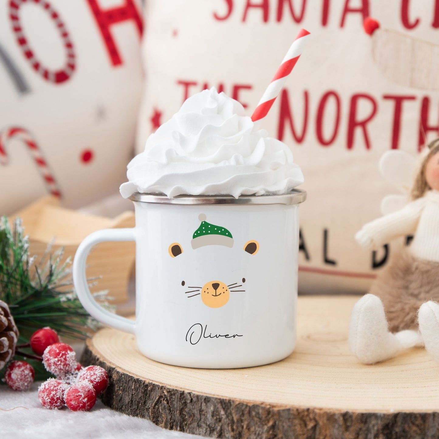 Bear Hot Cocoa Camper Mug