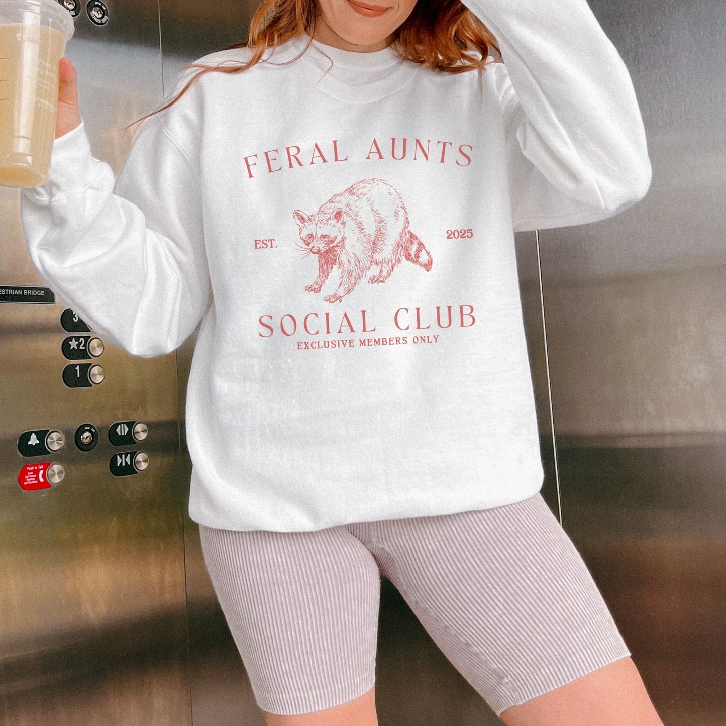 Feral Aunts Social Club Crewneck Sweatshirt