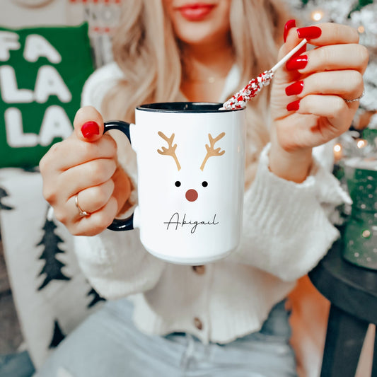 Reindeer Hot Cocoa Mug