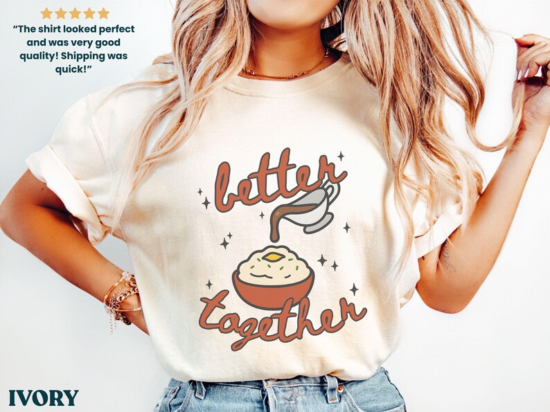 Better Together Tee - Ivory colorway