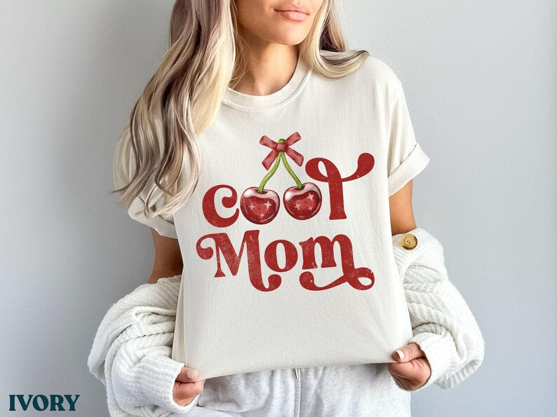 Cool Mom Tee - Ivory colorway