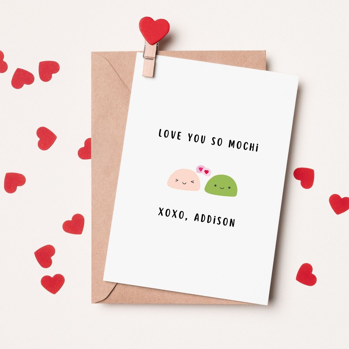 Love You So Mochi Greeting Card