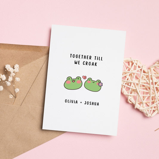 Together Till We Croak Greeting Card