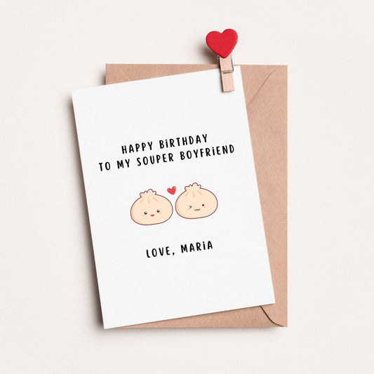 Dumpling Birthday Card