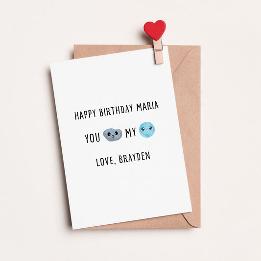 Your Rock My World Birthday Card