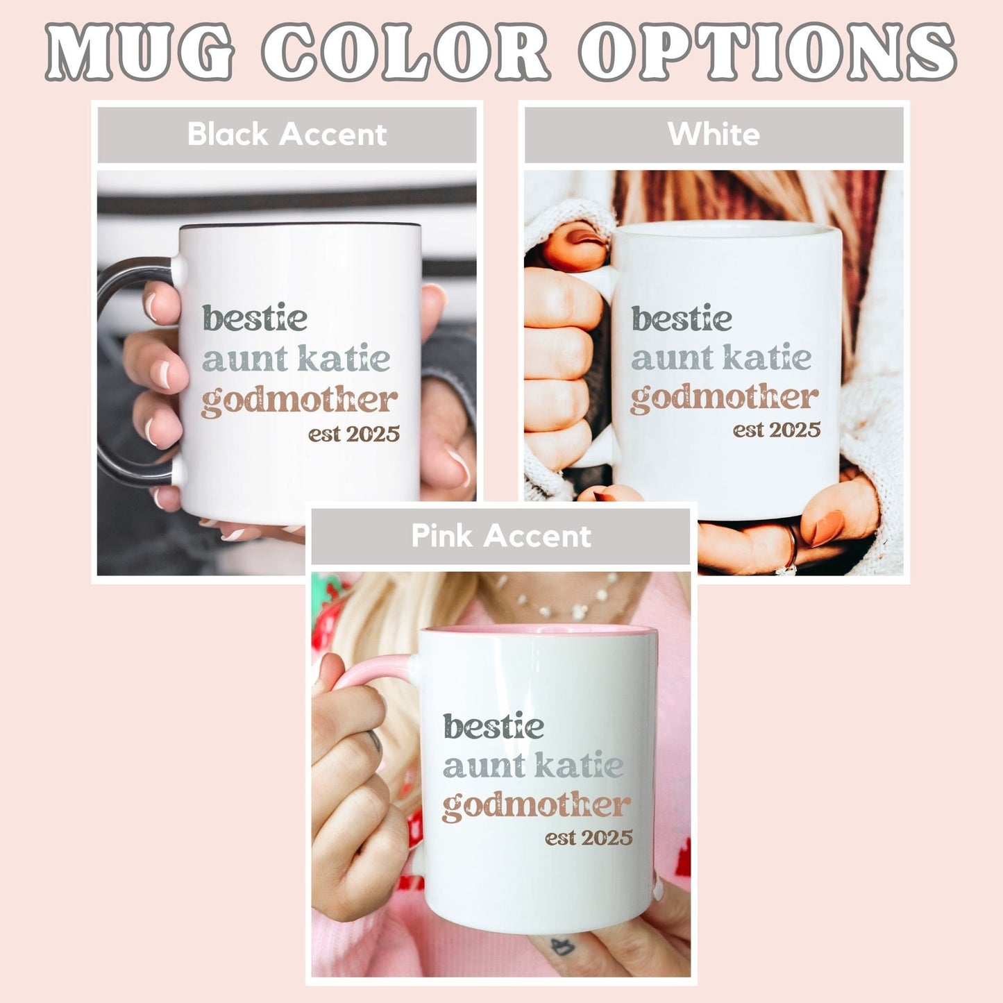 Bestie Auntie Godmother Mug