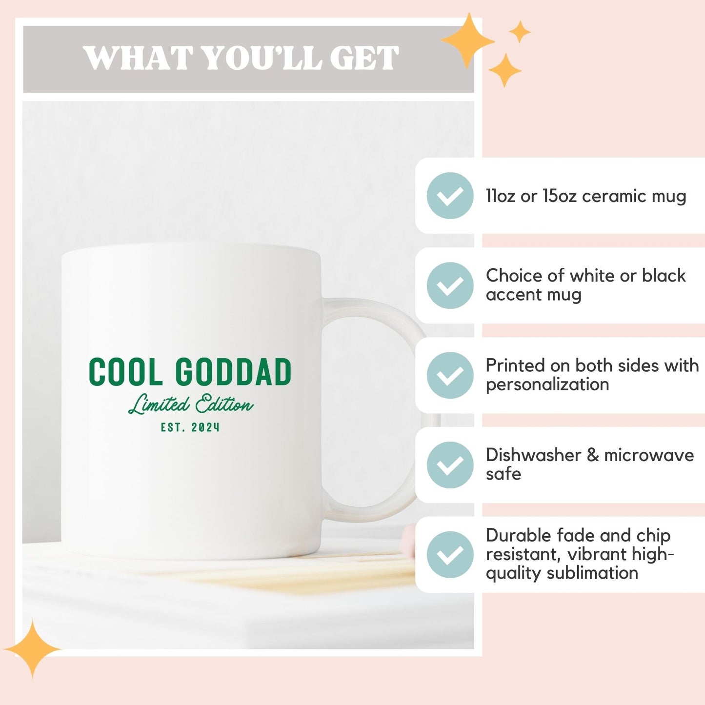 Cool Goddad Godfather Mug