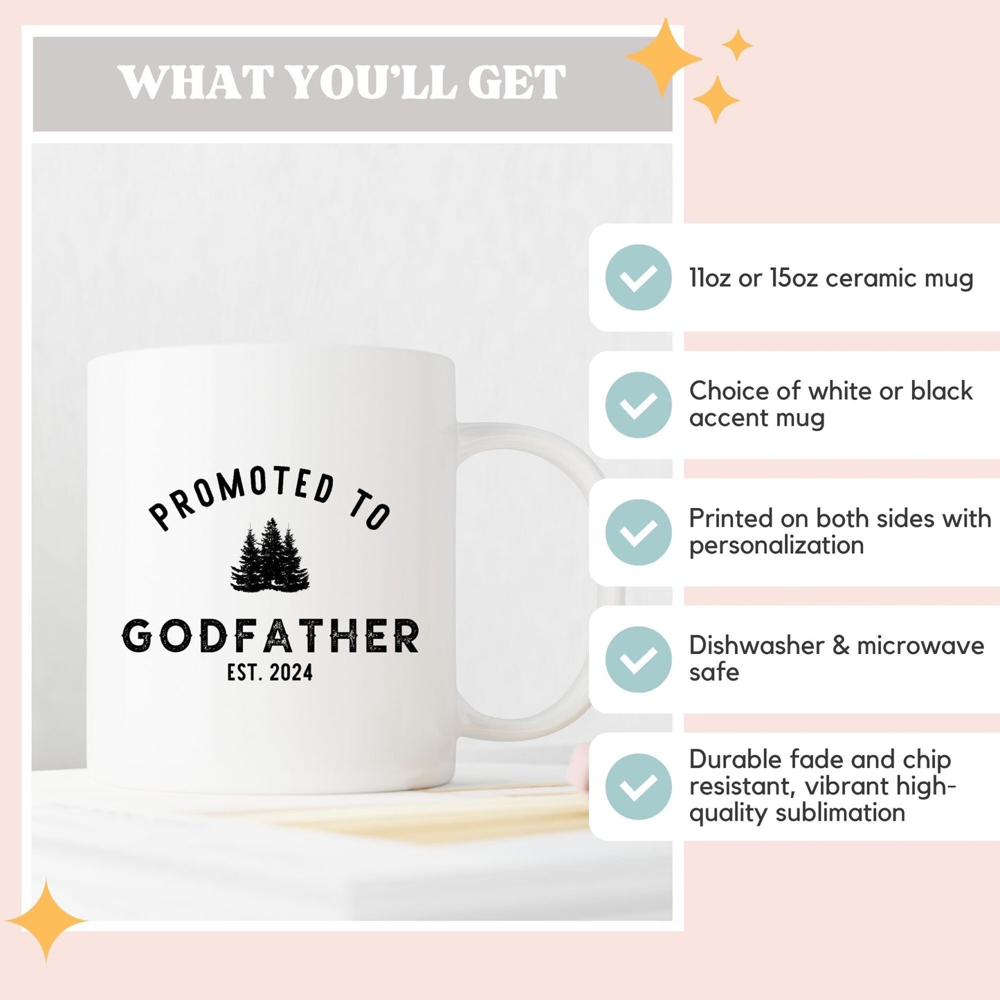 Promoted to Godfather Mug