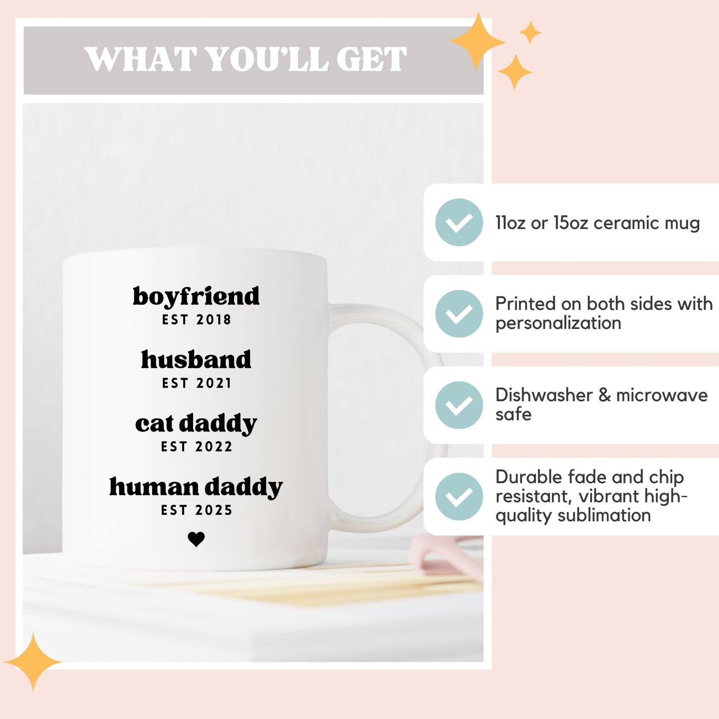 Cat Dad Mug