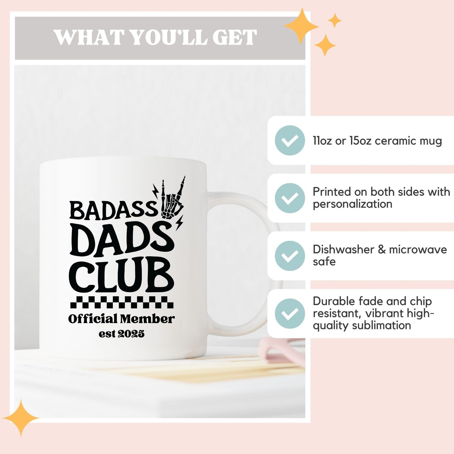 Badass Dads Club Mug