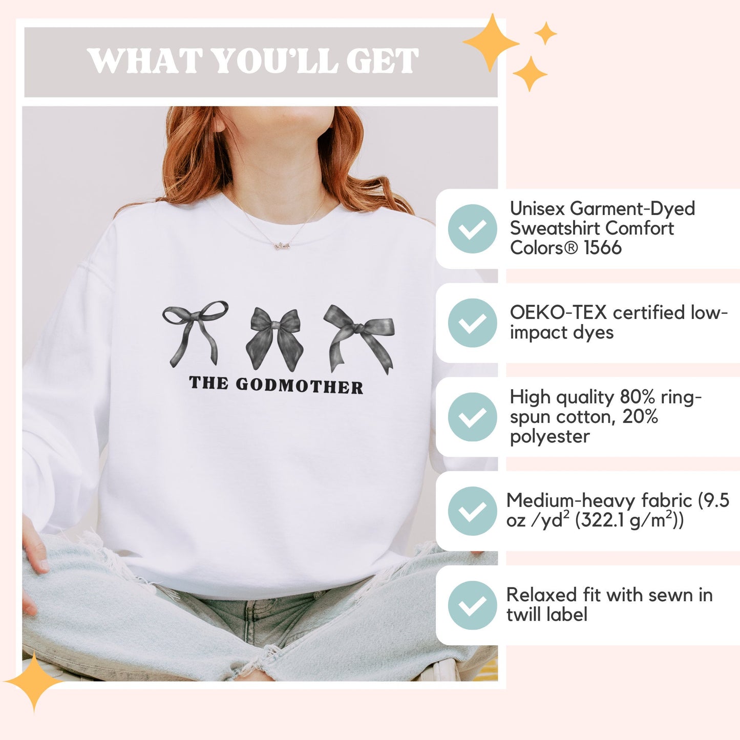 Bow Godmother Sweatshirt