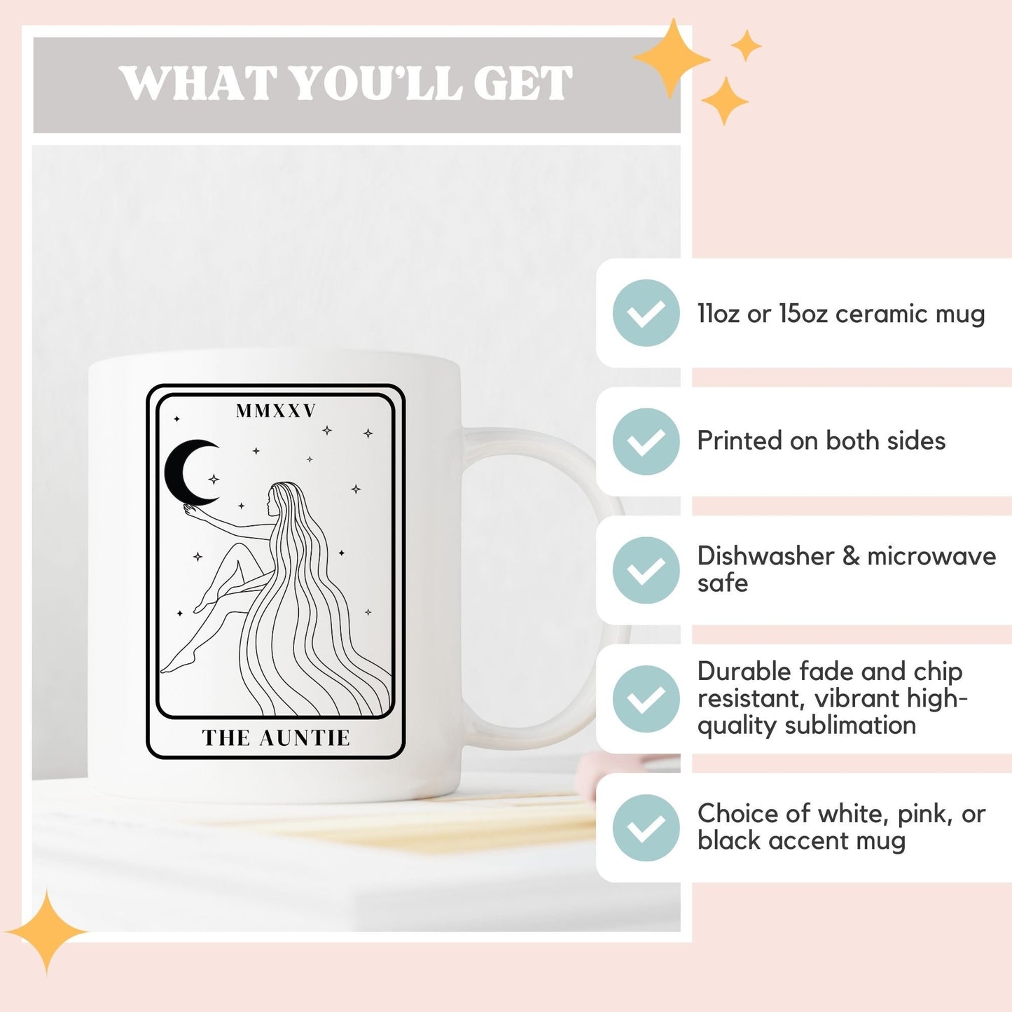 The Auntie Tarot Mug