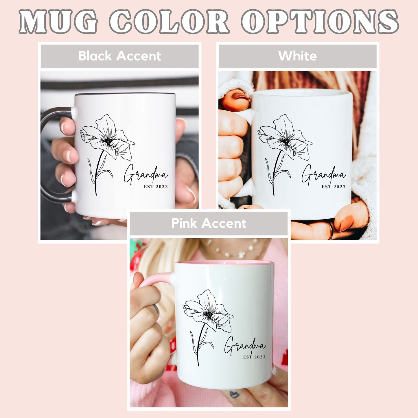 Flower Grandma Coffee Mug