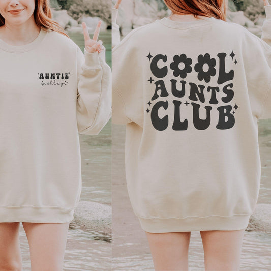 Cool Aunts Club Crewneck Sweatshirt