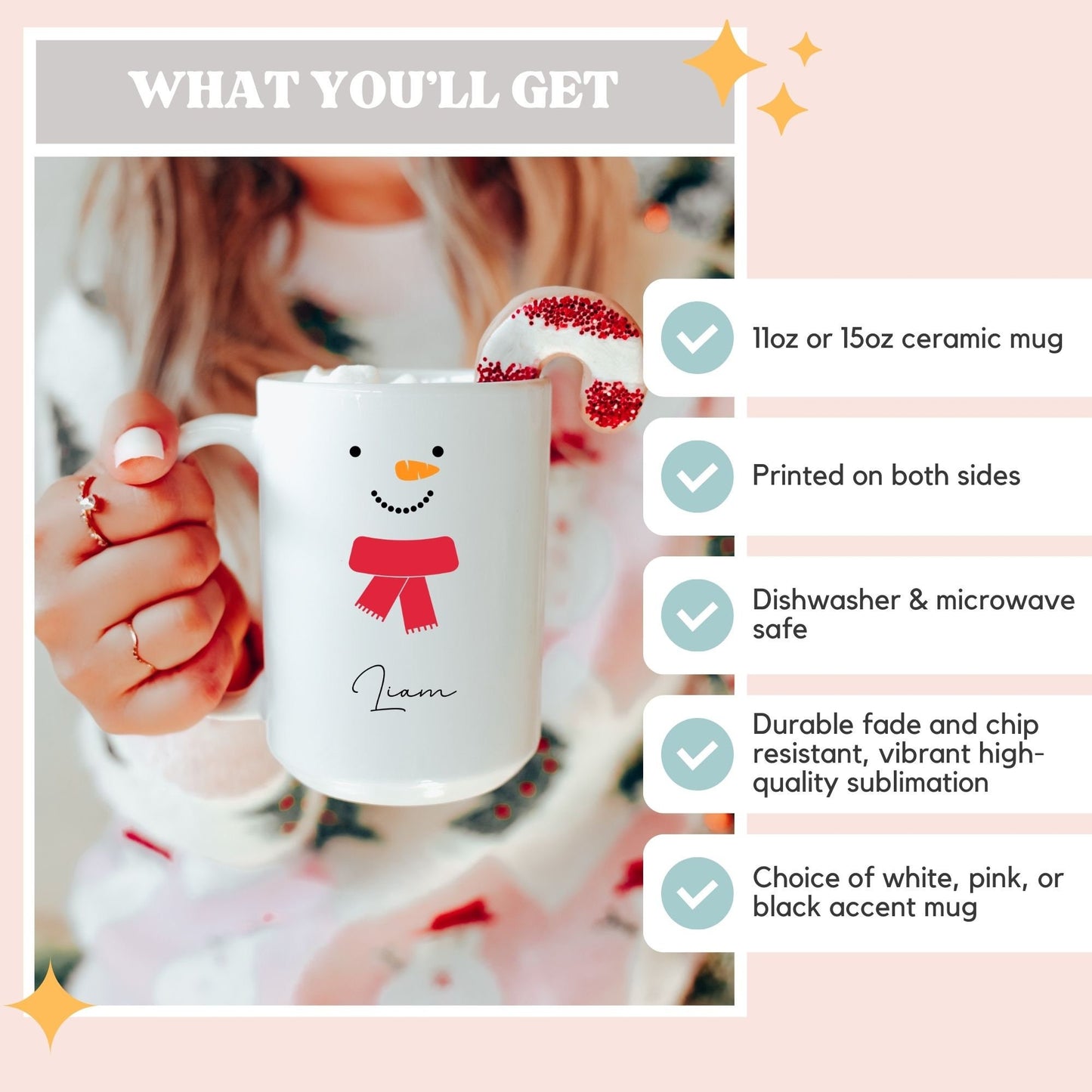 Snowman Hot Cocoa Mug