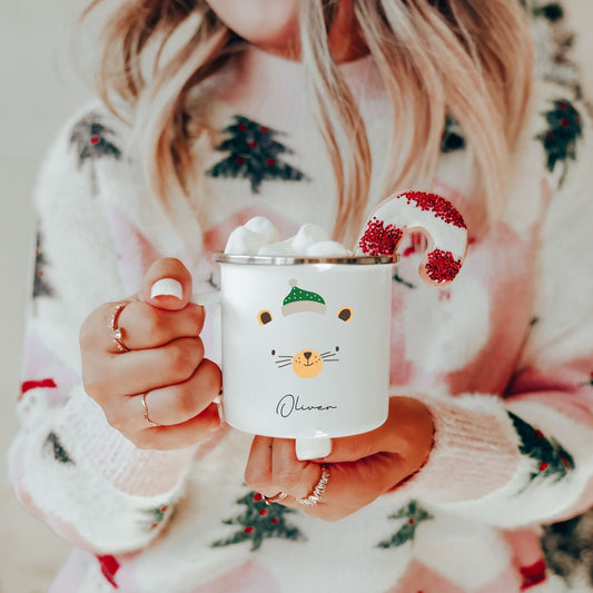 Bear Hot Cocoa Camper Mug