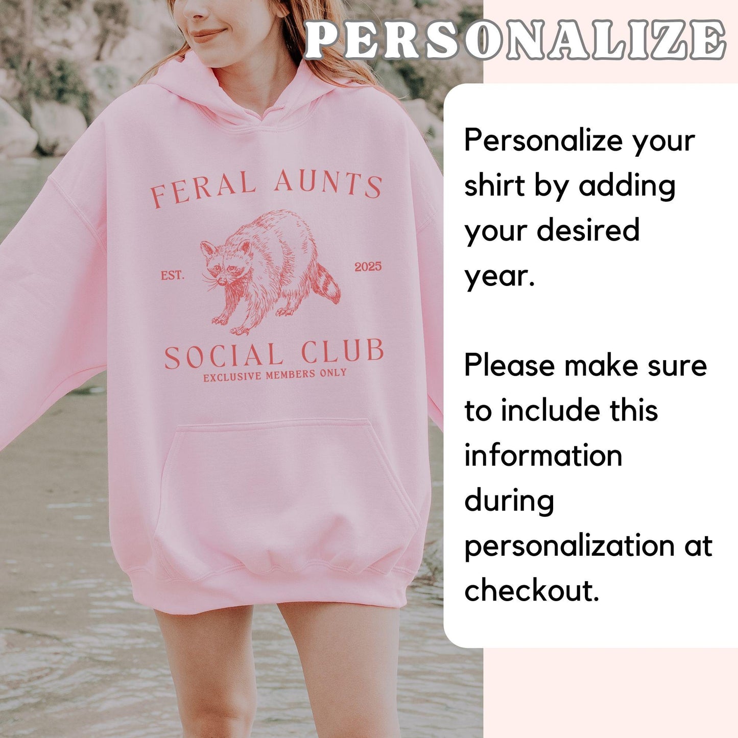 Feral Aunts Social Club Hoodie